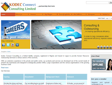 Tablet Screenshot of kodecnigeria.com